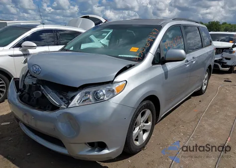 2012 Toyota Sienna Le V6 8 Passenger from USA, damaged, VIN 5TDKK3DC7CS206104